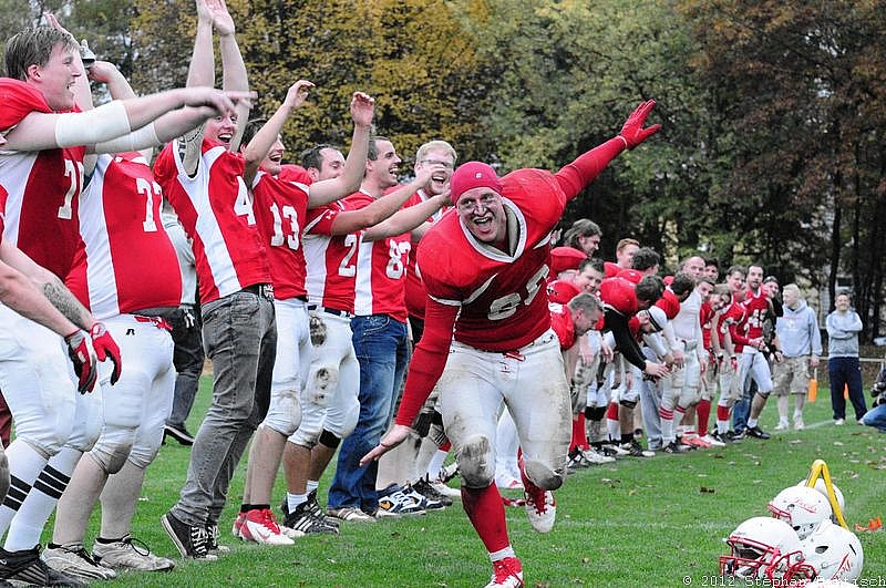 Gelsenkirchen Devils vs Recklinghausen Chargers - 20.10.2012 Gelsenkirchen Devils vs. Recklinghausen Chargers (27:7) 