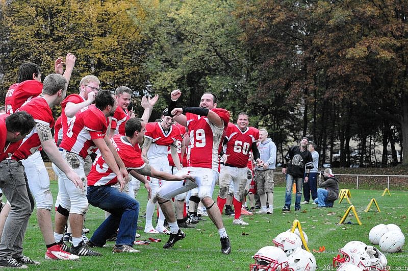 Gelsenkirchen Devils vs Recklinghausen Chargers - 20.10.2012 Gelsenkirchen Devils vs. Recklinghausen Chargers (27:7) 