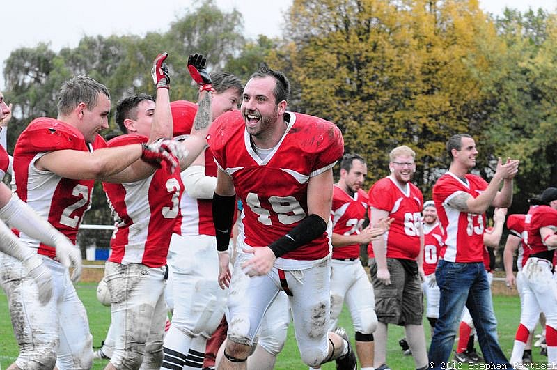 Gelsenkirchen Devils vs Recklinghausen Chargers - 20.10.2012 Gelsenkirchen Devils vs. Recklinghausen Chargers (27:7) 