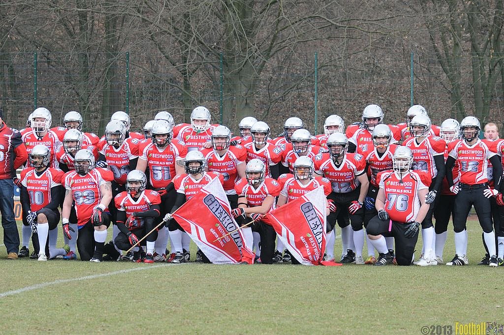 Vorbereitungsspiel Saison 2013, Wupper Bowl - 30.03.2013 Off-Season Game: "Wupper Bowl 2013" 