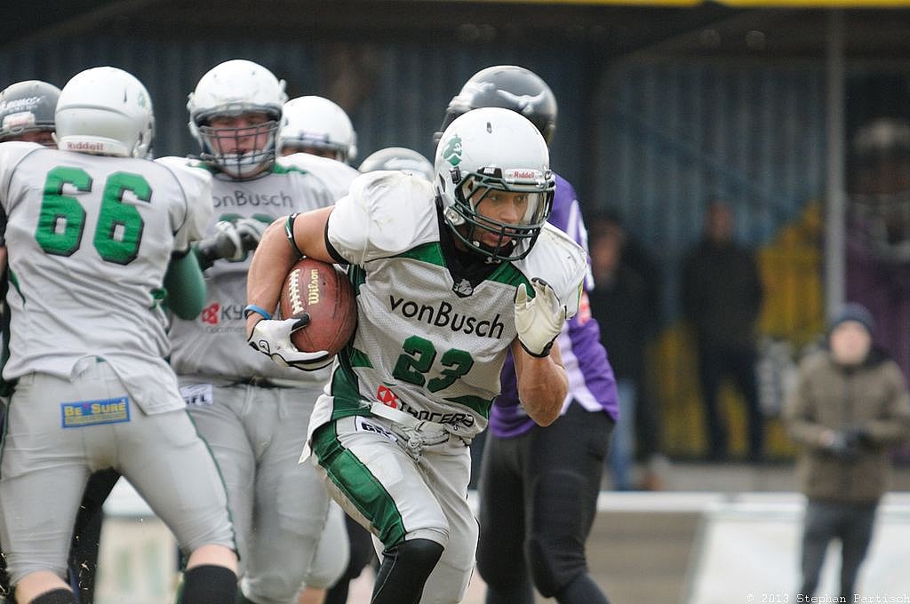 Langenfeld Longhorns vs. Bielefeld Bulldogs  - 06.04.2013 Vorbereitungsspiel Langenfeld Longhorns vs. Bielefeld Bulldogs (13:26) 