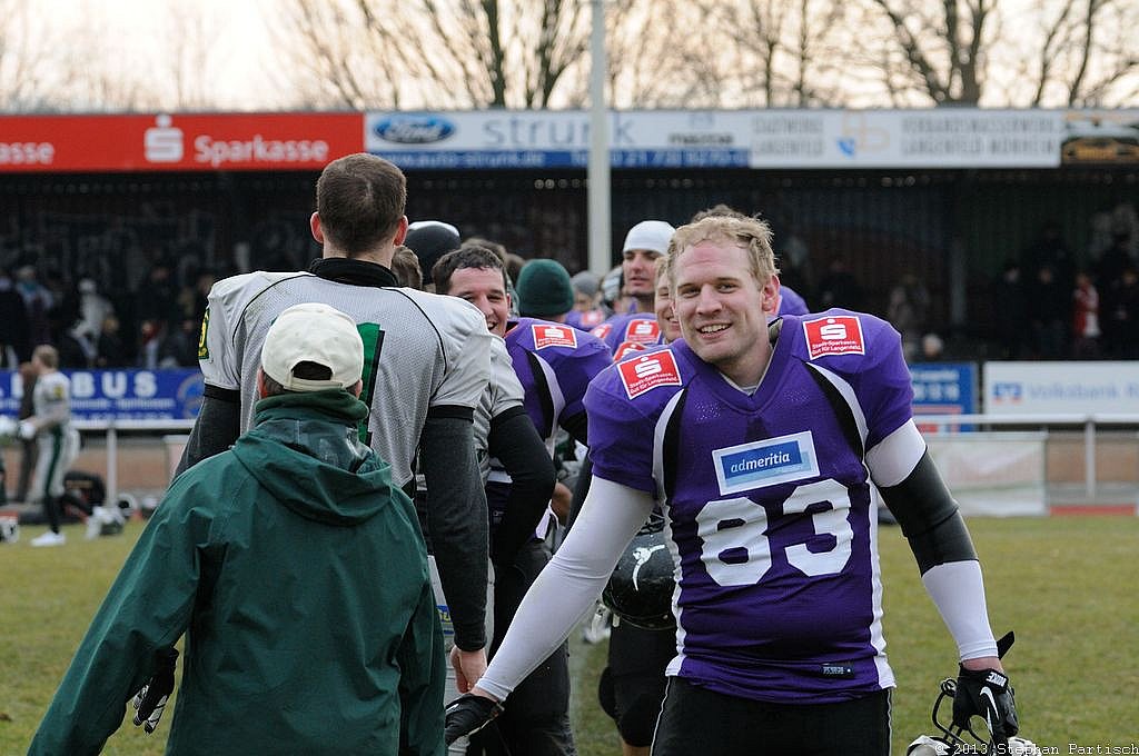 Langenfeld Longhorns vs. Bielefeld Bulldogs  - 06.04.2013 Vorbereitungsspiel Langenfeld Longhorns vs. Bielefeld Bulldogs (13:26) 