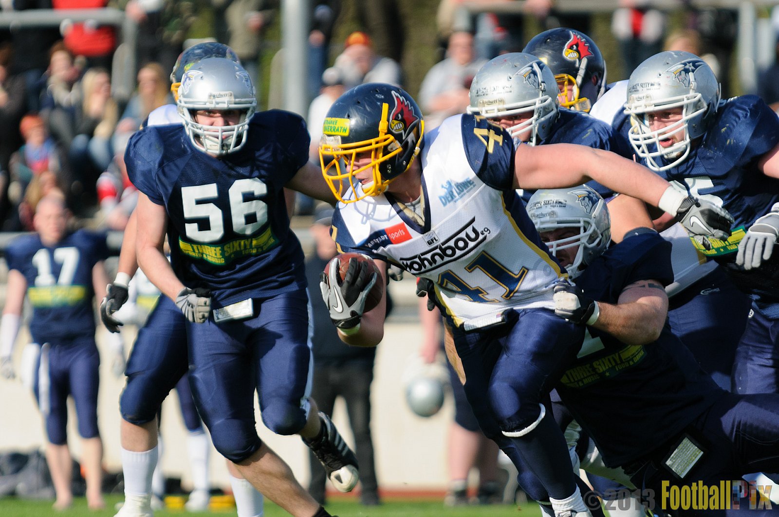 Essen Assindia Cardinals vs. Bochum Cadets - 20.04.2013 Essen Assindia Cardinals vs. Bochum Cadets (54:13) 