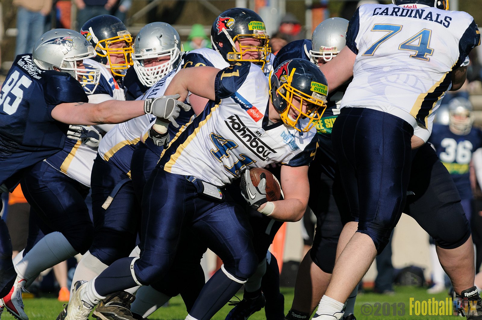 Essen Assindia Cardinals vs. Bochum Cadets - 20.04.2013 Essen Assindia Cardinals vs. Bochum Cadets (54:13) 
