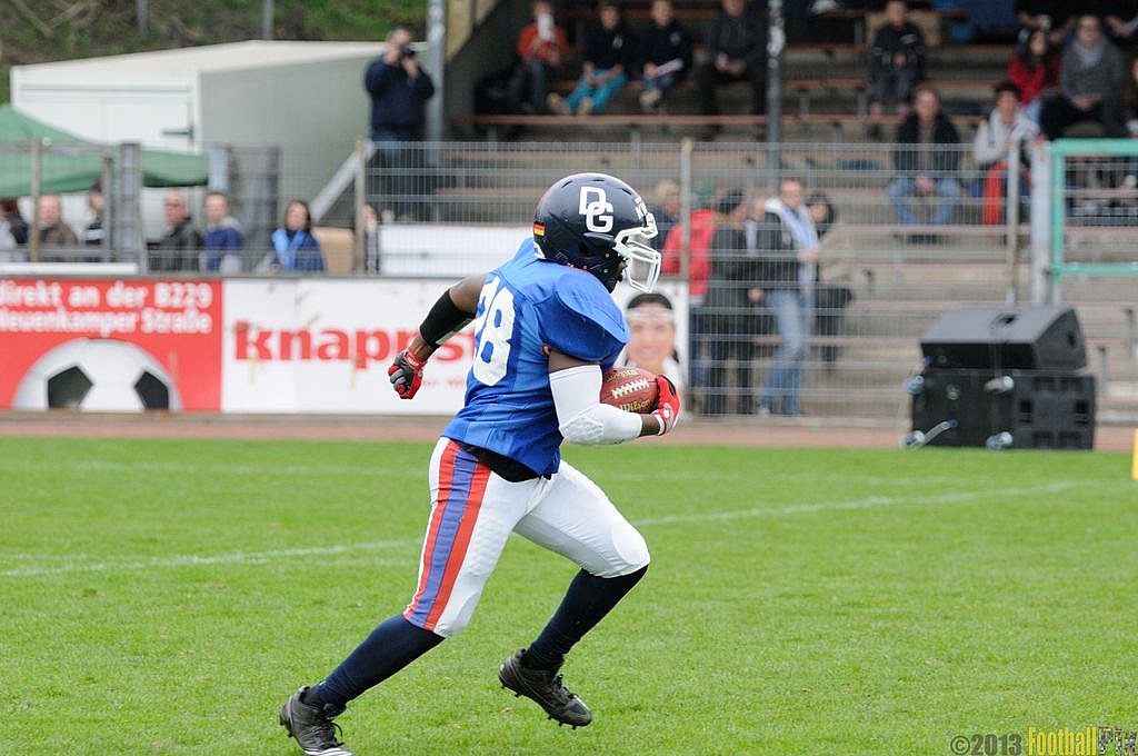 Remscheid Amboss vs. Dortmund Giants  - 21.04.2013 Remscheid Amboss vs. Dortmund Giants (13:9) 