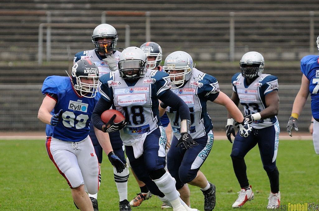 Remscheid Amboss vs. Dortmund Giants  - 21.04.2013 Remscheid Amboss vs. Dortmund Giants (13:9) 