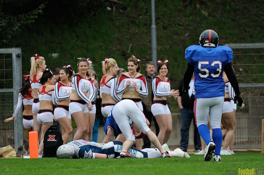 Remscheid Amboss vs. Dortmund Giants  - 21.04.2013 Remscheid Amboss vs. Dortmund Giants (13:9) 