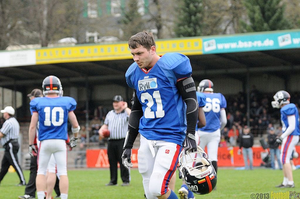 Remscheid Amboss vs. Dortmund Giants  - 21.04.2013 Remscheid Amboss vs. Dortmund Giants (13:9) 