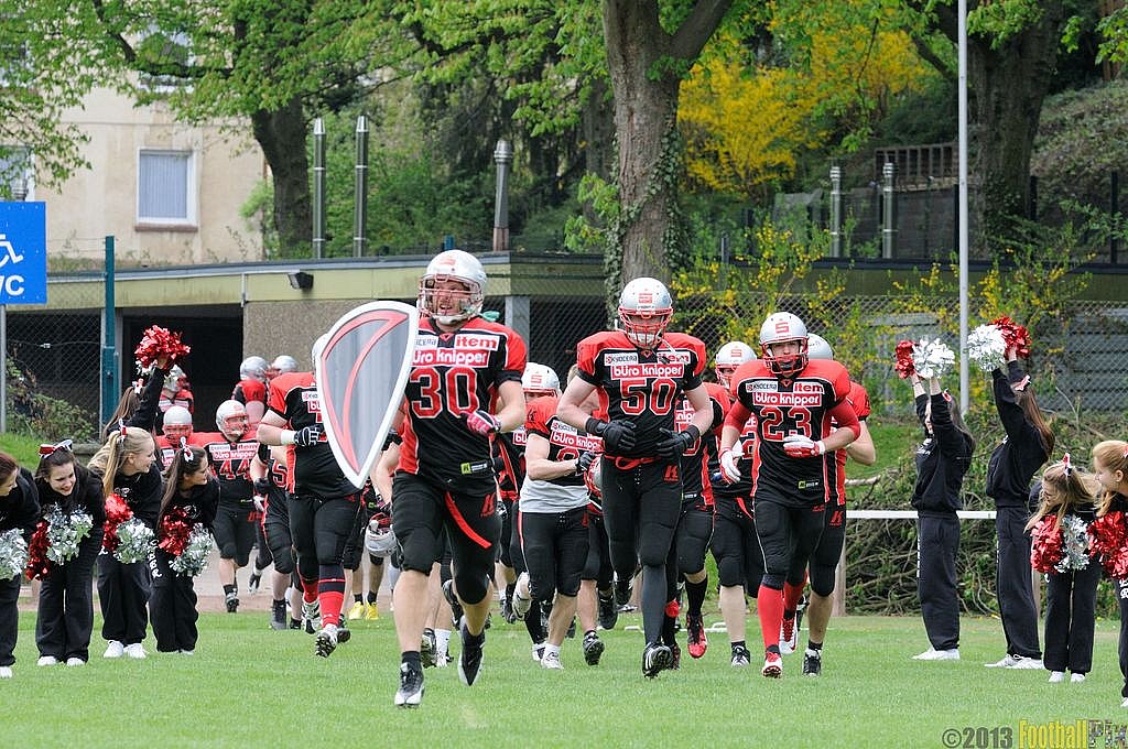 Solingen Paladins vs. Gelsenkirchen Devils  - 28.04.2013 Solingen Paladins vs. Gelsenkirchen Devils (27:14) 