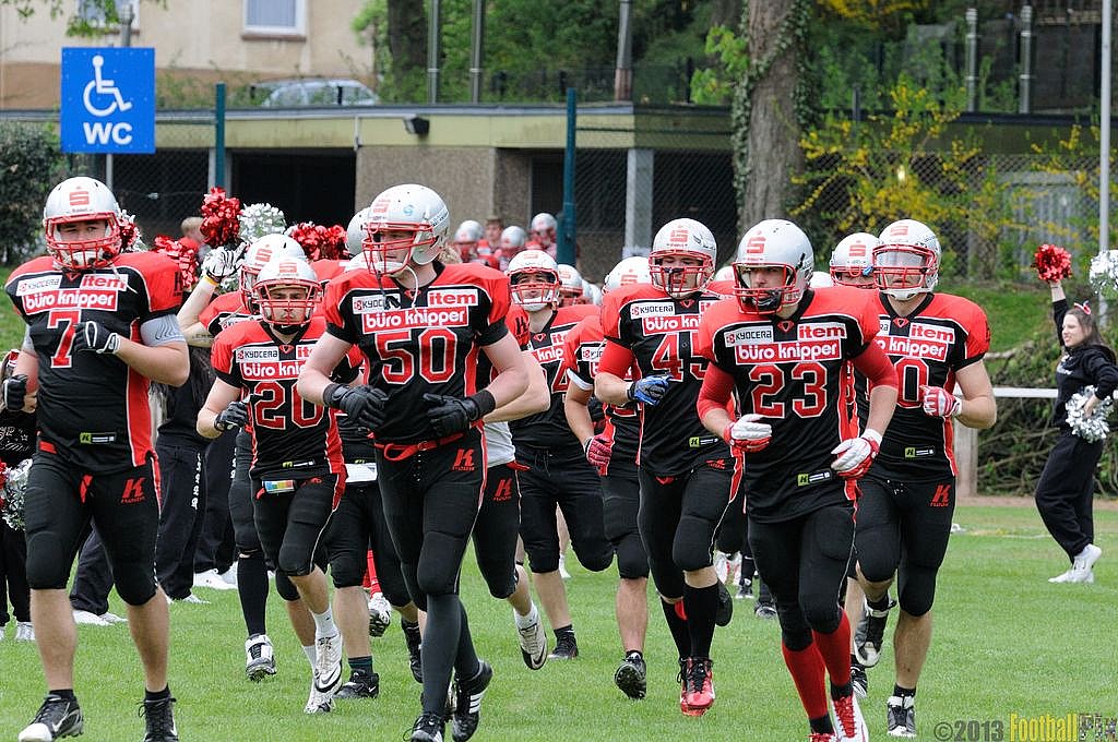 Solingen Paladins vs. Gelsenkirchen Devils  - 28.04.2013 Solingen Paladins vs. Gelsenkirchen Devils (27:14) 