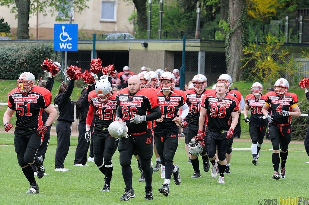 Solingen Paladins vs. Gelsenkirchen Devils  - 28.04.2013 Solingen Paladins vs. Gelsenkirchen Devils (27:14) 