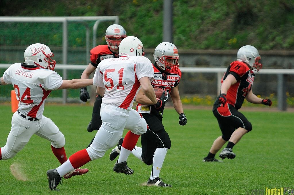 Solingen Paladins vs. Gelsenkirchen Devils  - 28.04.2013 Solingen Paladins vs. Gelsenkirchen Devils (27:14) 