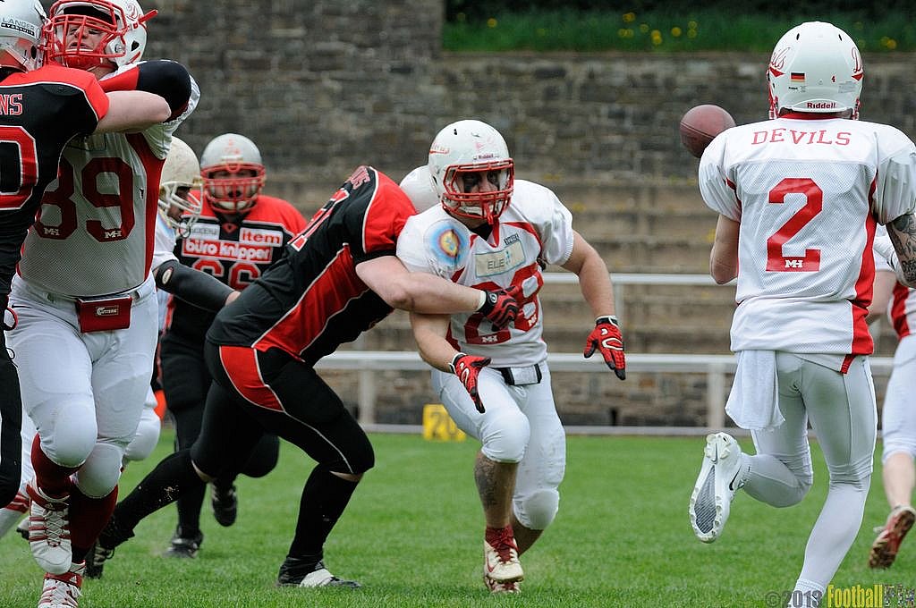Solingen Paladins vs. Gelsenkirchen Devils  - 28.04.2013 Solingen Paladins vs. Gelsenkirchen Devils (27:14) 