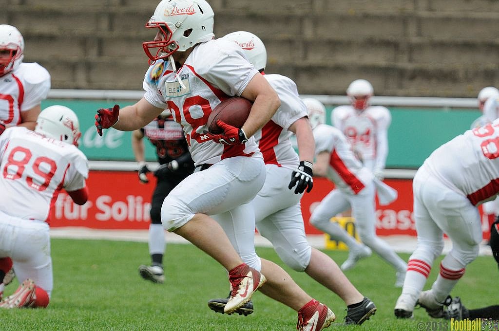 Solingen Paladins vs. Gelsenkirchen Devils  - 28.04.2013 Solingen Paladins vs. Gelsenkirchen Devils (27:14) 