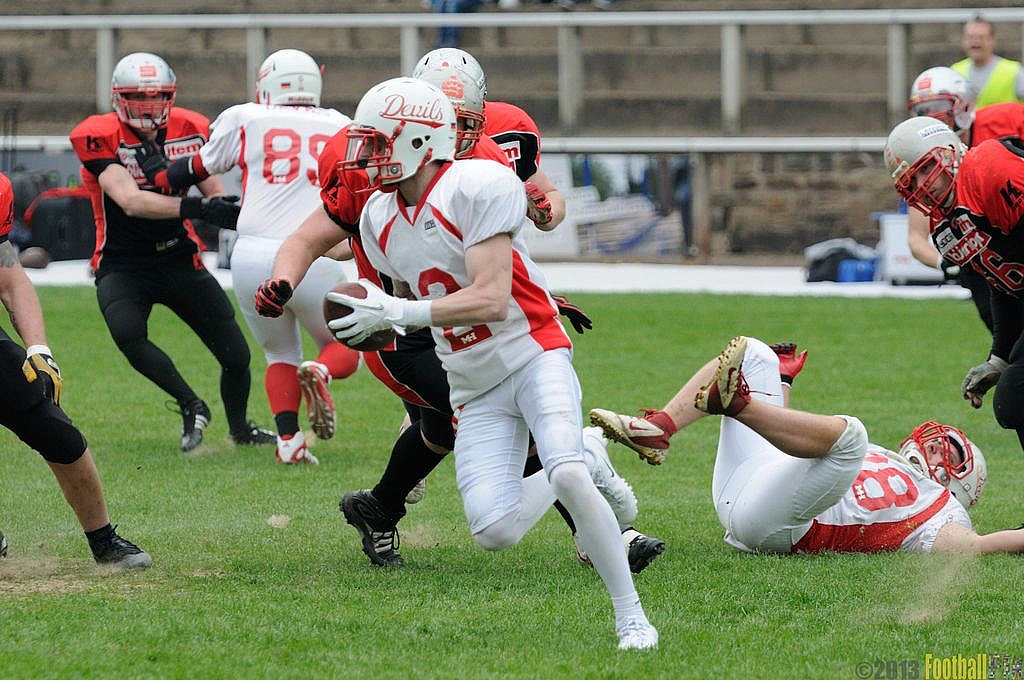 Solingen Paladins vs. Gelsenkirchen Devils  - 28.04.2013 Solingen Paladins vs. Gelsenkirchen Devils (27:14) 