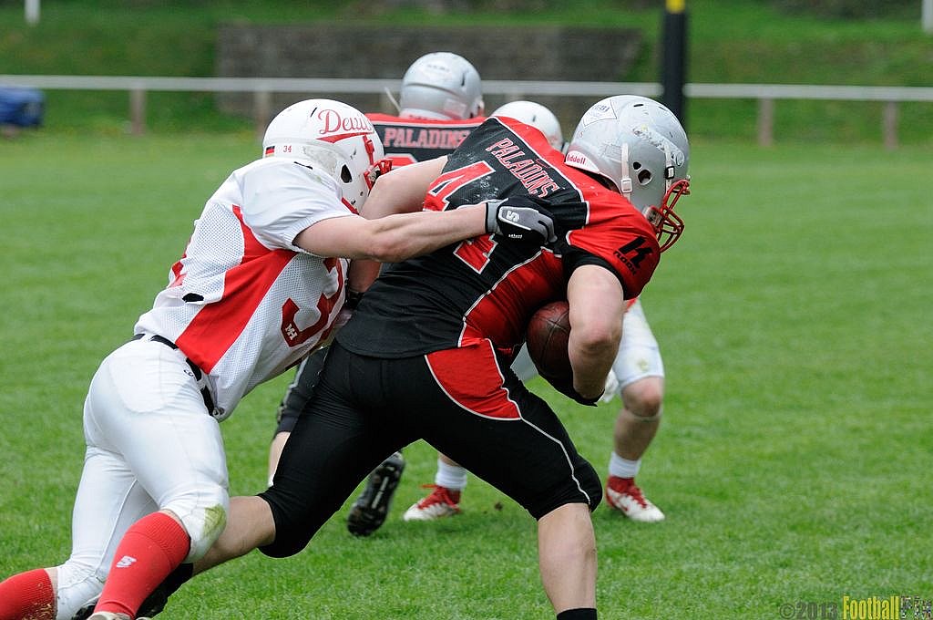 Solingen Paladins vs. Gelsenkirchen Devils  - 28.04.2013 Solingen Paladins vs. Gelsenkirchen Devils (27:14) 