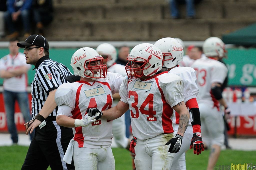 Solingen Paladins vs. Gelsenkirchen Devils  - 28.04.2013 Solingen Paladins vs. Gelsenkirchen Devils (27:14) 