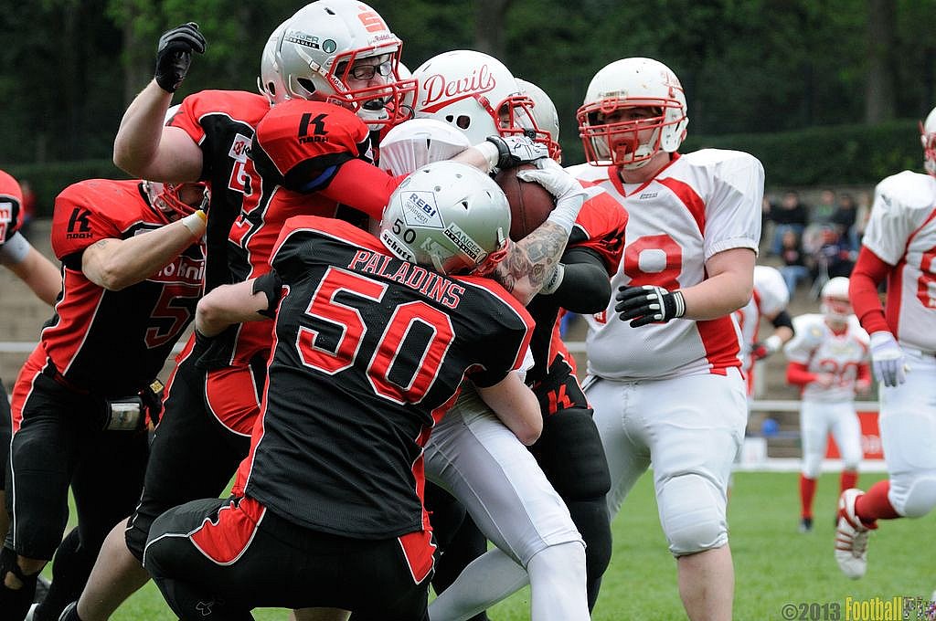 Solingen Paladins vs. Gelsenkirchen Devils  - 28.04.2013 Solingen Paladins vs. Gelsenkirchen Devils (27:14) 