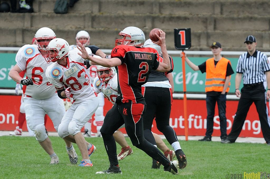 Solingen Paladins vs. Gelsenkirchen Devils  - 28.04.2013 Solingen Paladins vs. Gelsenkirchen Devils (27:14) 