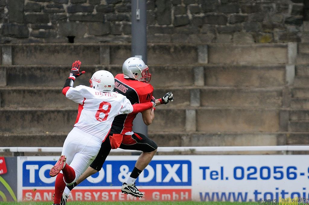 Solingen Paladins vs. Gelsenkirchen Devils  - 28.04.2013 Solingen Paladins vs. Gelsenkirchen Devils (27:14) 