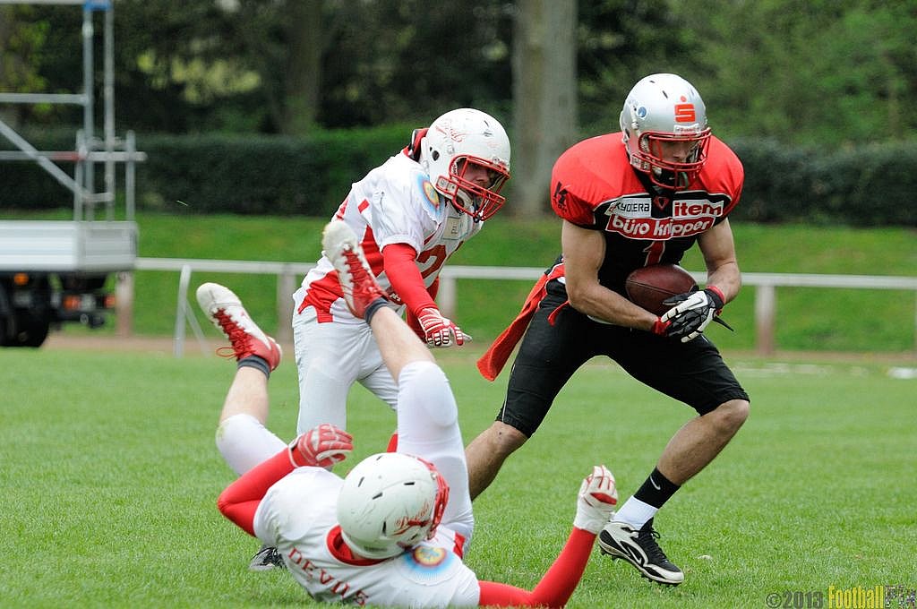 Solingen Paladins vs. Gelsenkirchen Devils  - 28.04.2013 Solingen Paladins vs. Gelsenkirchen Devils (27:14) 