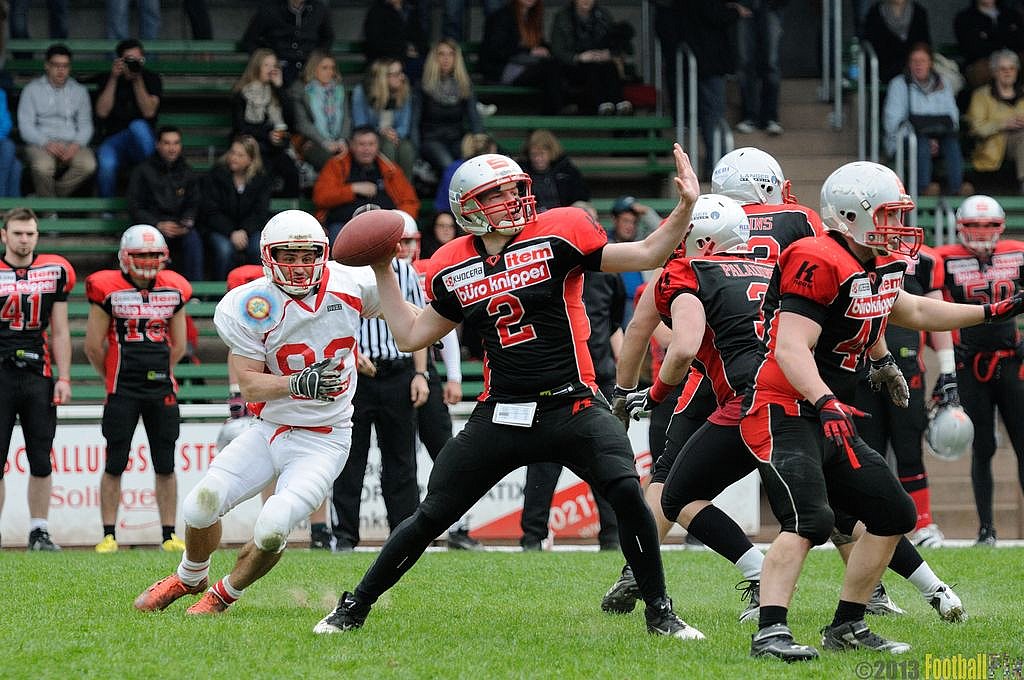 Solingen Paladins vs. Gelsenkirchen Devils  - 28.04.2013 Solingen Paladins vs. Gelsenkirchen Devils (27:14) 