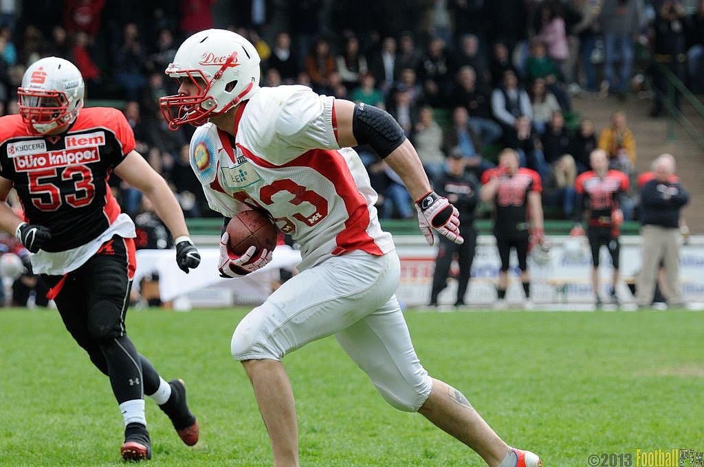 Solingen Paladins vs. Gelsenkirchen Devils  - 28.04.2013 Solingen Paladins vs. Gelsenkirchen Devils (27:14) 