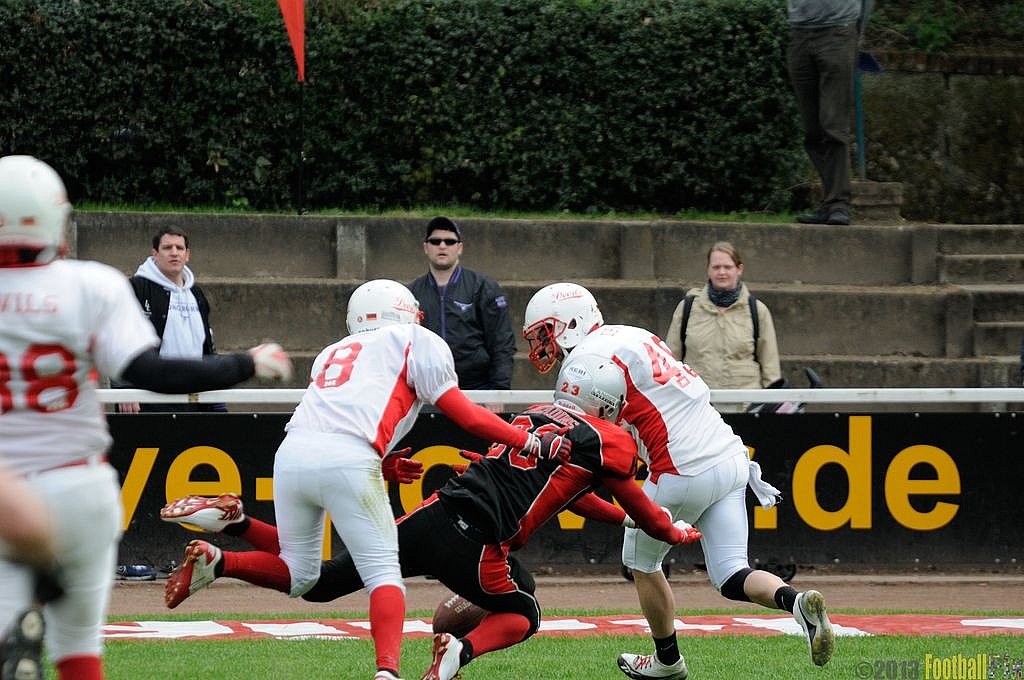Solingen Paladins vs. Gelsenkirchen Devils  - 28.04.2013 Solingen Paladins vs. Gelsenkirchen Devils (27:14) 