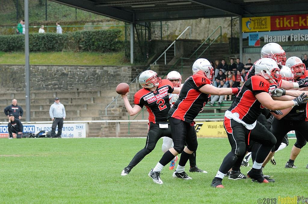 Solingen Paladins vs. Gelsenkirchen Devils  - 28.04.2013 Solingen Paladins vs. Gelsenkirchen Devils (27:14) 