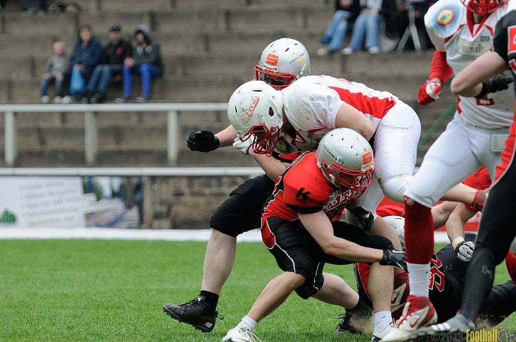 Solingen Paladins vs. Gelsenkirchen Devils  - 28.04.2013 Solingen Paladins vs. Gelsenkirchen Devils (27:14) 