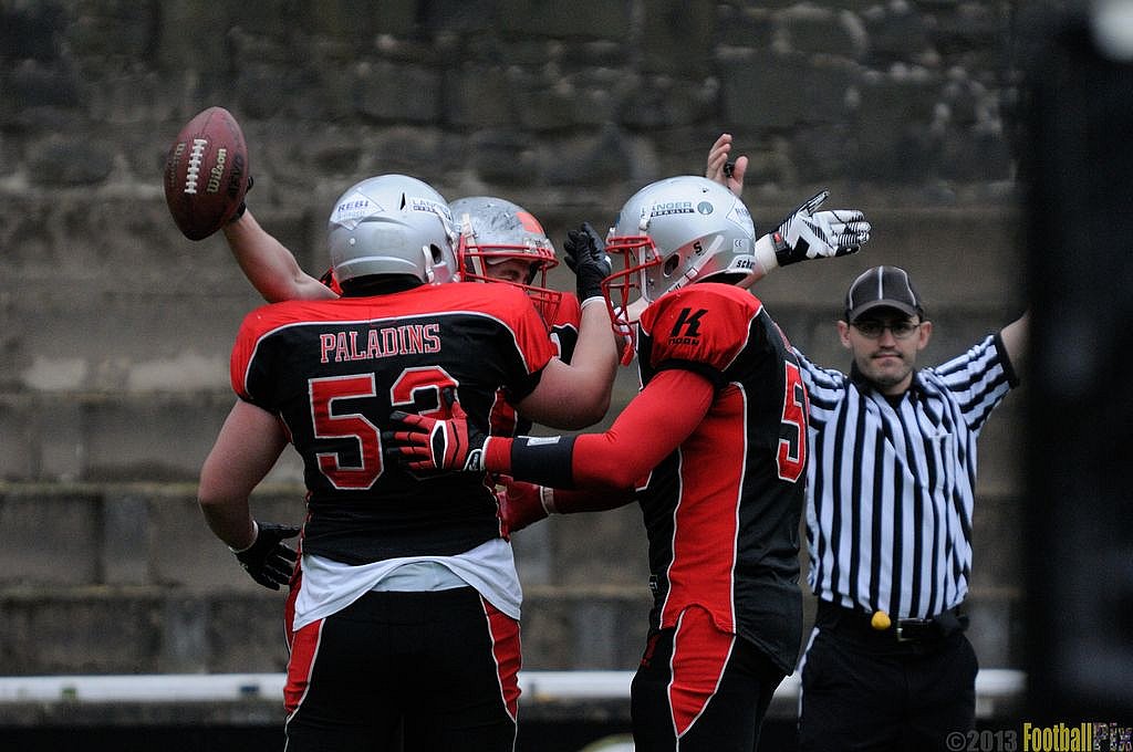 Solingen Paladins vs. Gelsenkirchen Devils  - 28.04.2013 Solingen Paladins vs. Gelsenkirchen Devils (27:14) 