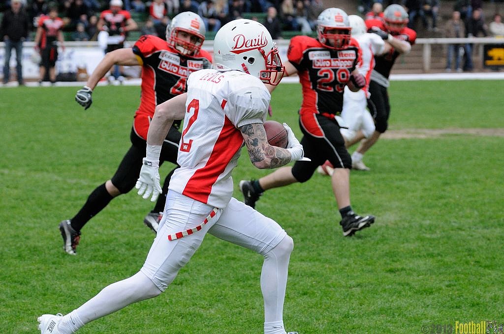 Solingen Paladins vs. Gelsenkirchen Devils  - 28.04.2013 Solingen Paladins vs. Gelsenkirchen Devils (27:14) 