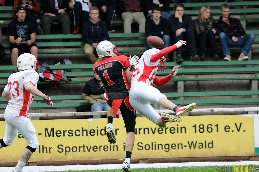 Solingen Paladins vs. Gelsenkirchen Devils  - 28.04.2013 Solingen Paladins vs. Gelsenkirchen Devils (27:14) 