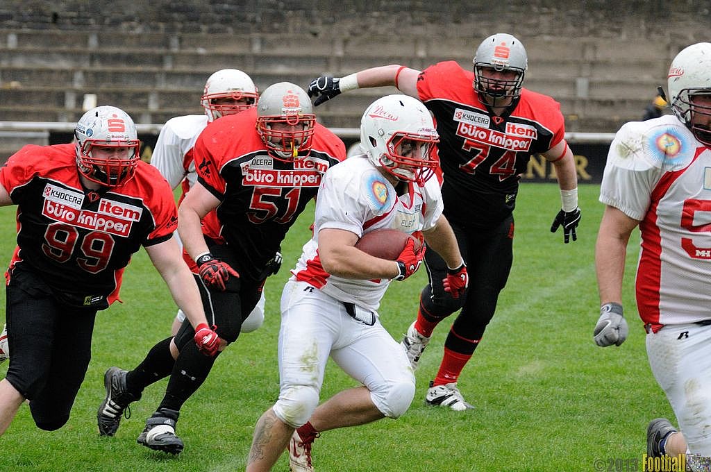 Solingen Paladins vs. Gelsenkirchen Devils  - 28.04.2013 Solingen Paladins vs. Gelsenkirchen Devils (27:14) 