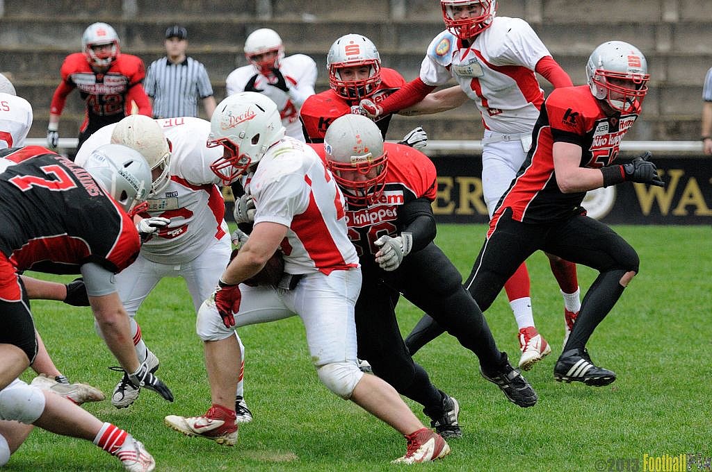 Solingen Paladins vs. Gelsenkirchen Devils  - 28.04.2013 Solingen Paladins vs. Gelsenkirchen Devils (27:14) 