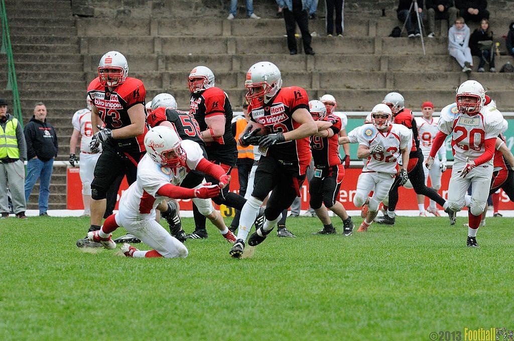 Solingen Paladins vs. Gelsenkirchen Devils  - 28.04.2013 Solingen Paladins vs. Gelsenkirchen Devils (27:14) 