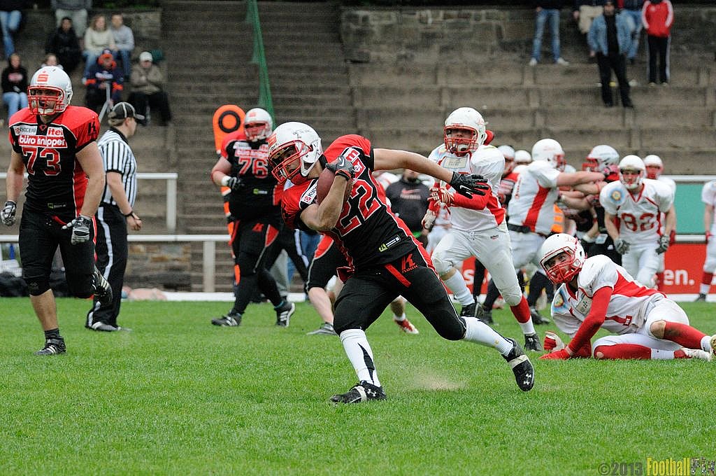 Solingen Paladins vs. Gelsenkirchen Devils  - 28.04.2013 Solingen Paladins vs. Gelsenkirchen Devils (27:14) 