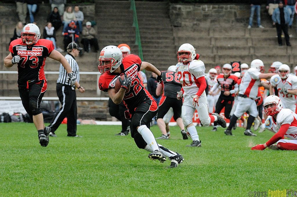 Solingen Paladins vs. Gelsenkirchen Devils  - 28.04.2013 Solingen Paladins vs. Gelsenkirchen Devils (27:14) 