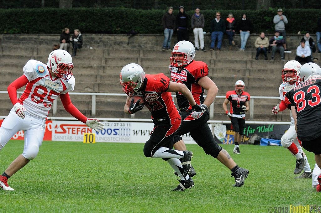 Solingen Paladins vs. Gelsenkirchen Devils  - 28.04.2013 Solingen Paladins vs. Gelsenkirchen Devils (27:14) 