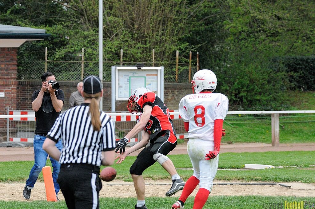 Solingen Paladins vs. Gelsenkirchen Devils  - 28.04.2013 Solingen Paladins vs. Gelsenkirchen Devils (27:14) 