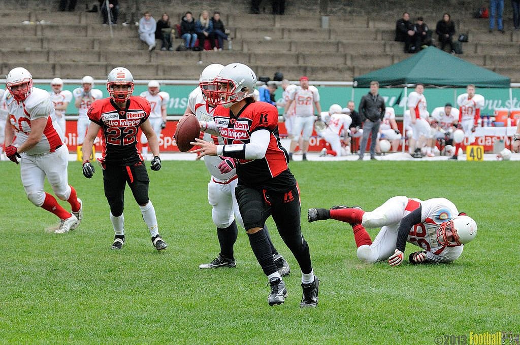 Solingen Paladins vs. Gelsenkirchen Devils  - 28.04.2013 Solingen Paladins vs. Gelsenkirchen Devils (27:14) 