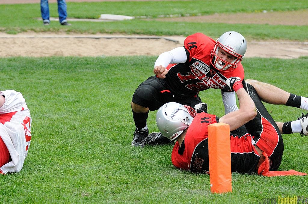 Solingen Paladins vs. Gelsenkirchen Devils  - 28.04.2013 Solingen Paladins vs. Gelsenkirchen Devils (27:14) 