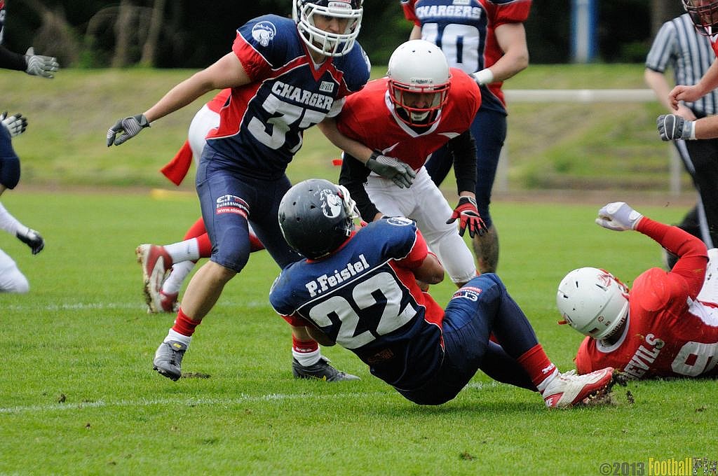 Gelsenkirchen Devils vs. Recklinghausen Chargers   - 25.05.2013 Gelsenkirchen Devils vs. Recklinghausen Chargers (7:14) 