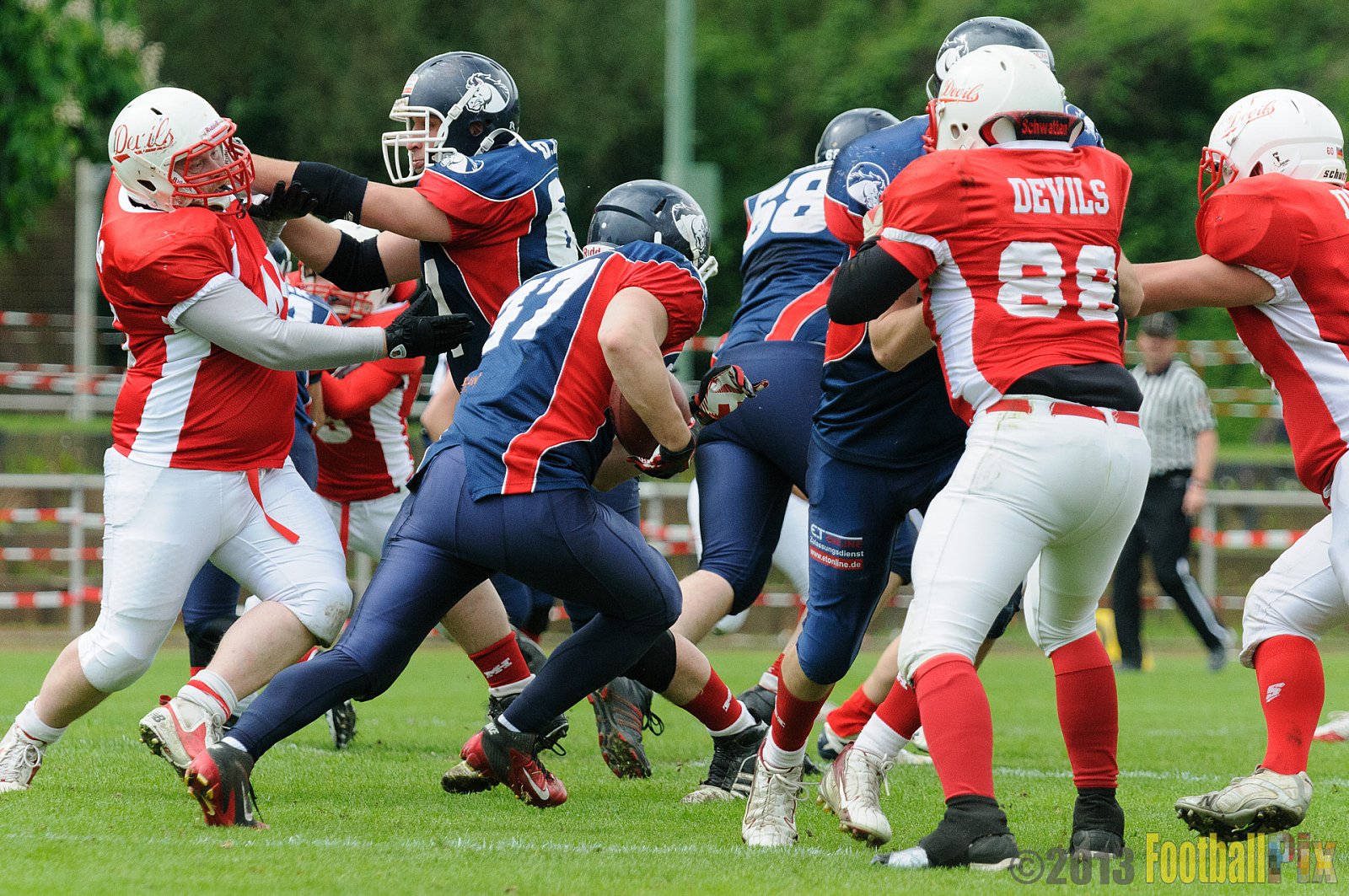 Gelsenkirchen Devils vs. Recklinghausen Chargers   - 25.05.2013 Gelsenkirchen Devils vs. Recklinghausen Chargers (7:14) 