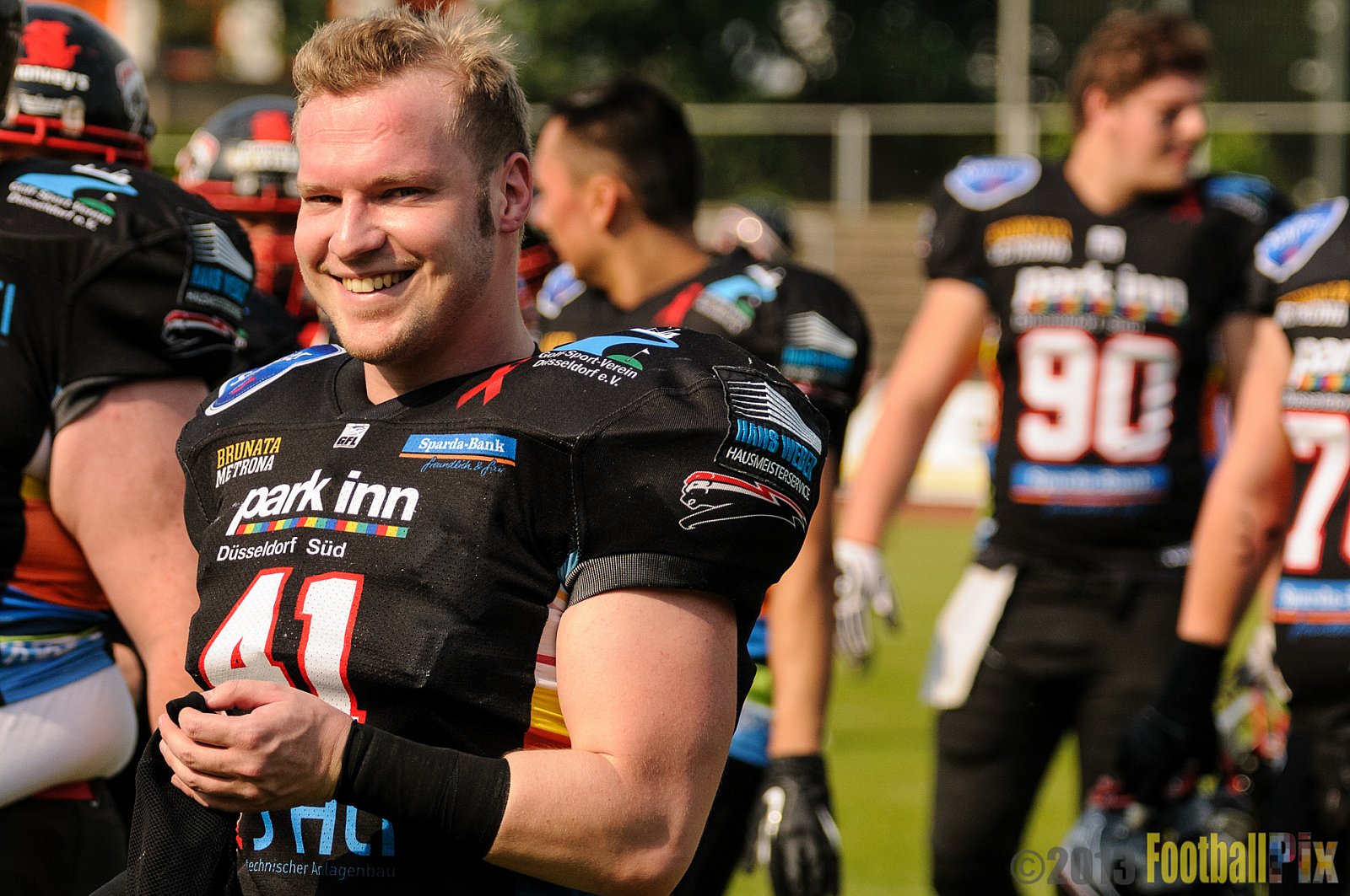 Düsseldorf Panther	vs. Berlin Adler  - 08.06.2013 GFL Nord: Düsseldorf Panther vs. Berlin Adler (10:27)
