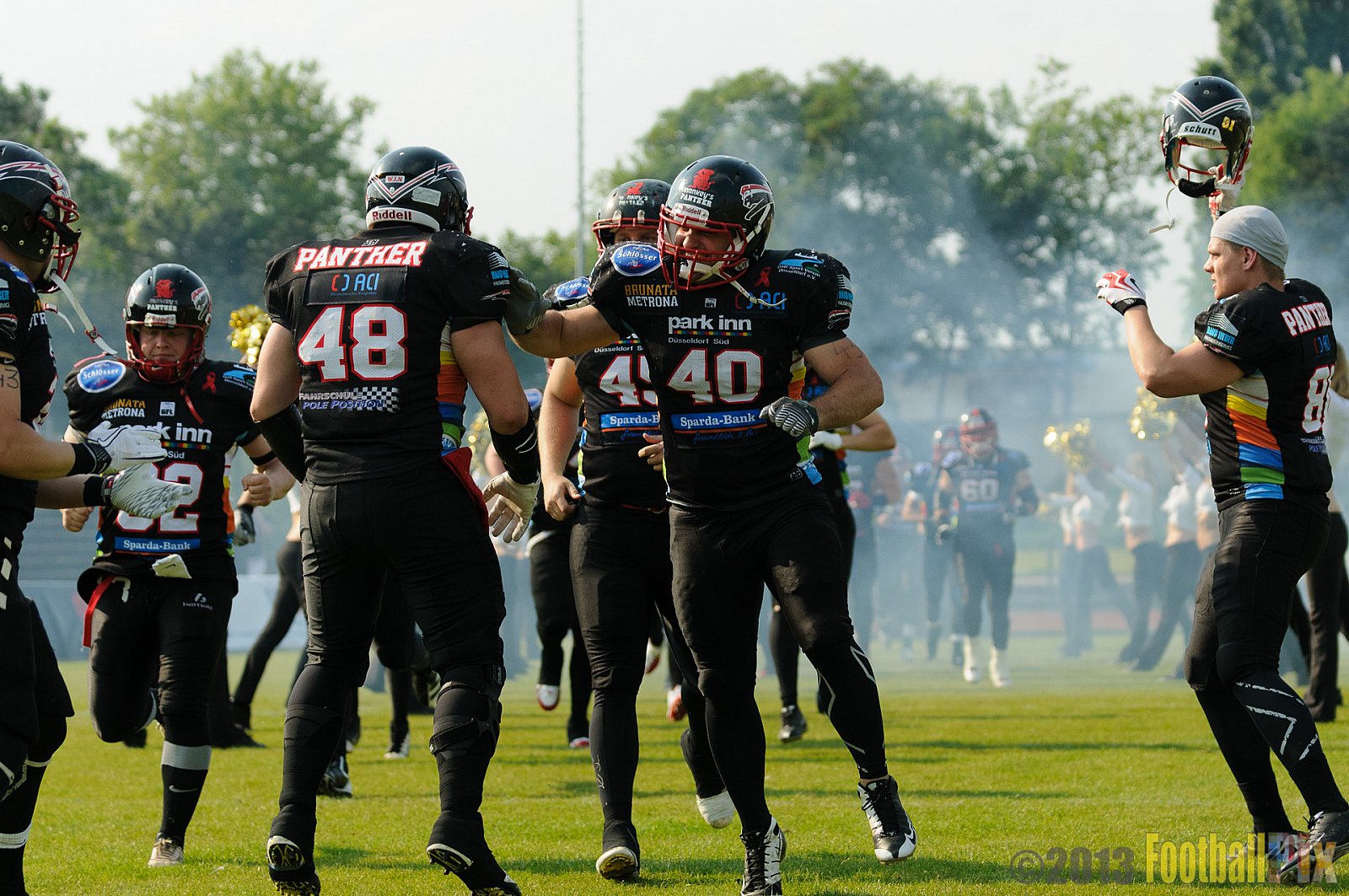 Düsseldorf Panther	vs. Berlin Adler  - 08.06.2013 GFL Nord: Düsseldorf Panther vs. Berlin Adler (10:27)