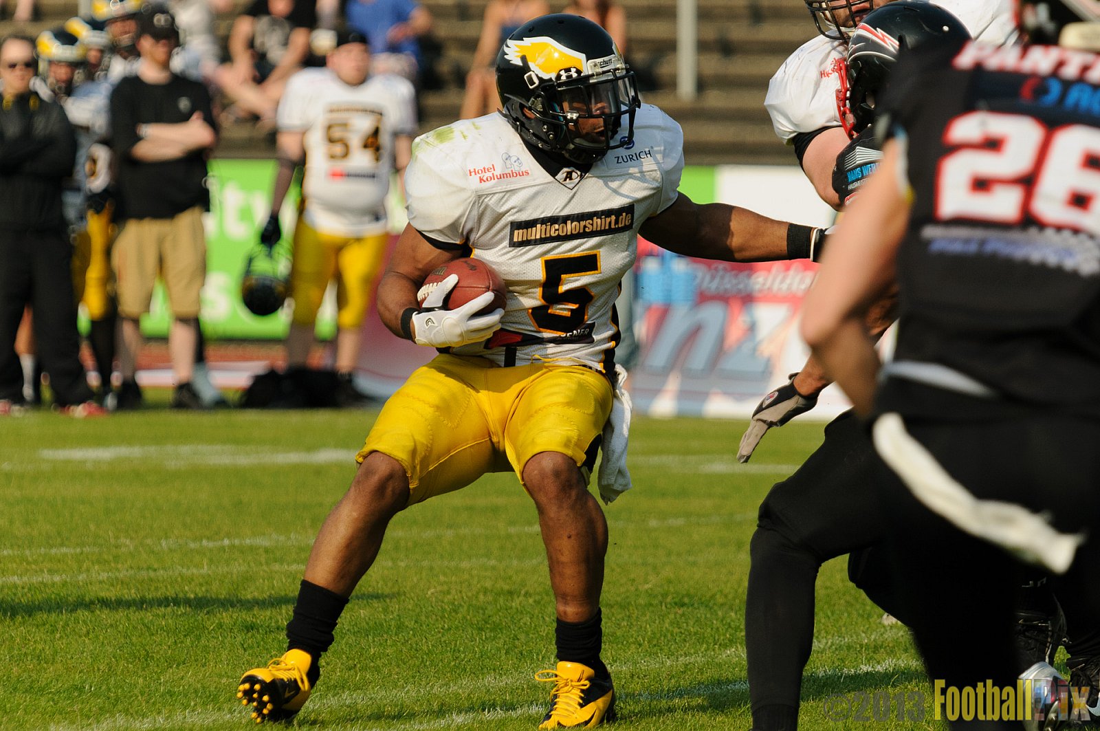Düsseldorf Panther	vs. Berlin Adler  - 08.06.2013 GFL Nord: Düsseldorf Panther vs. Berlin Adler (10:27)