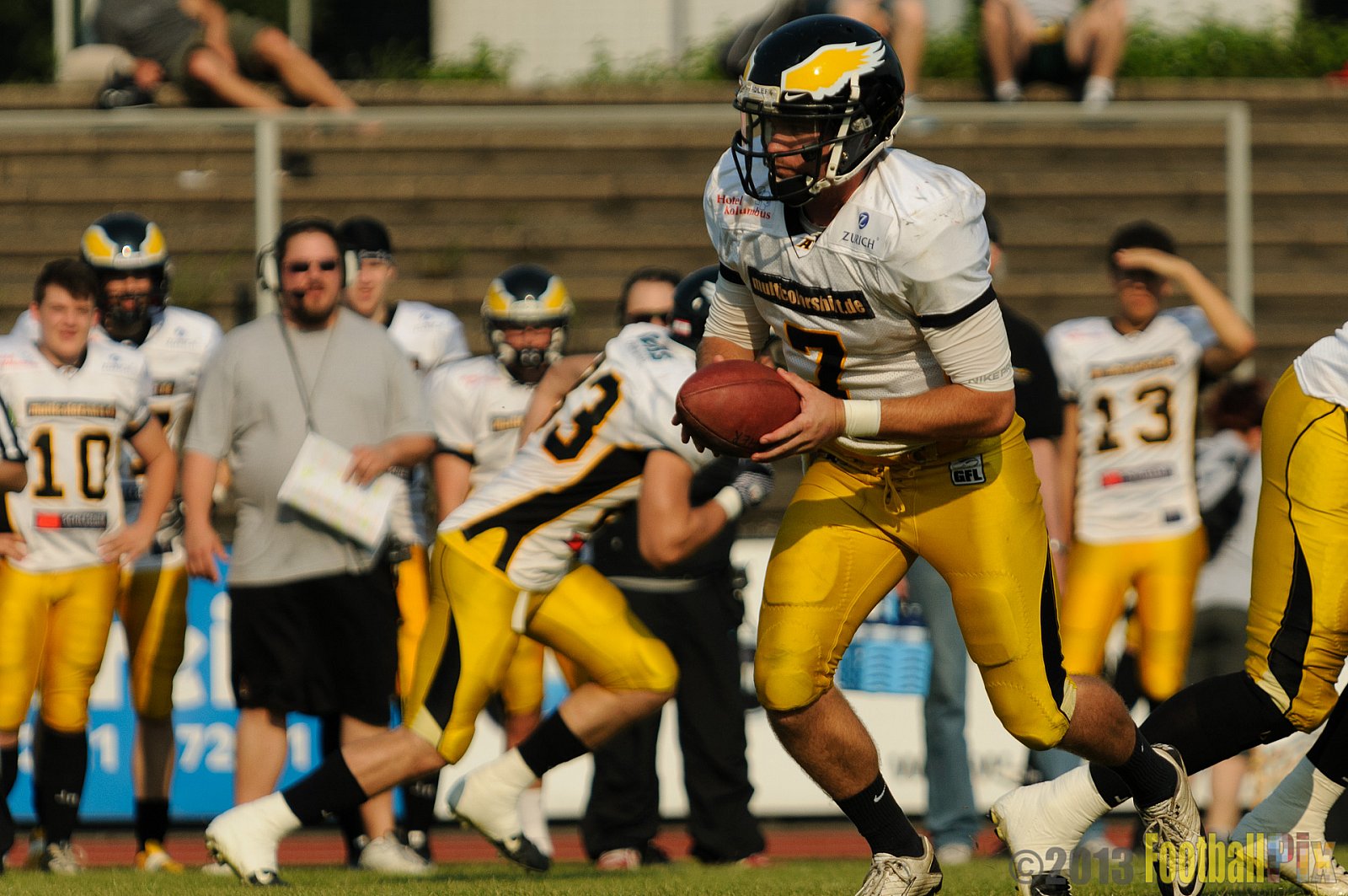 Düsseldorf Panther	vs. Berlin Adler  - 08.06.2013 GFL Nord: Düsseldorf Panther vs. Berlin Adler (10:27)