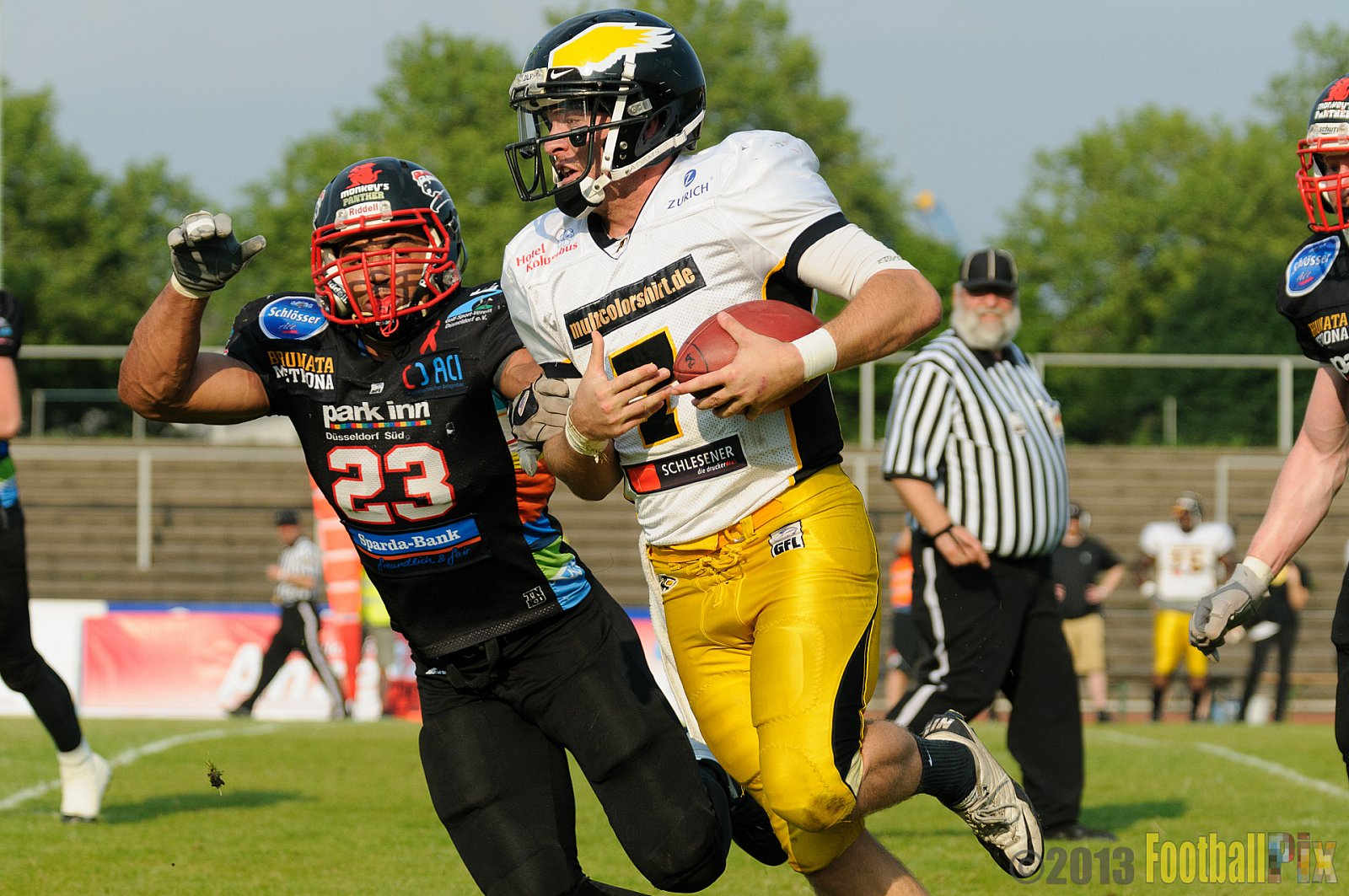 Düsseldorf Panther	vs. Berlin Adler  - 08.06.2013 GFL Nord: Düsseldorf Panther vs. Berlin Adler (10:27)