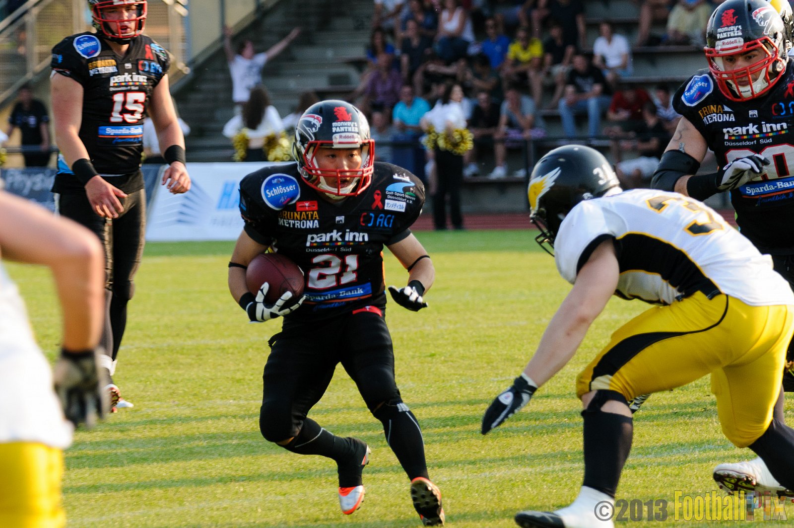 Düsseldorf Panther	vs. Berlin Adler  - 08.06.2013 GFL Nord: Düsseldorf Panther vs. Berlin Adler (10:27)